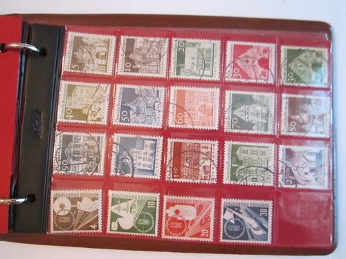 STAMP BOOKLET FULL OF GERMAN USED AND UNUSED STAMPS - TUB QQ - Picture 5 of 8