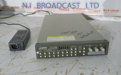 Leader HDSDI / SDI LV7700 multiformat rasterizer  waveform vector scope etc
