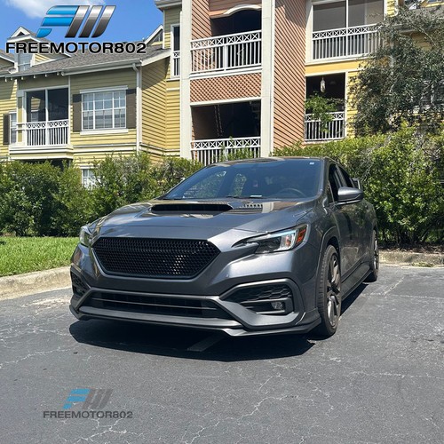 For 22-25 Subaru WRX Sedan Sport Style Front Bumper Upper Grille ABS Gloss Black - Bild 2 von 7