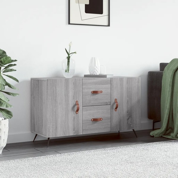 Sideboard Grau Sonoma 100X36X60 Cm Holzwerkstoff Wohnzimmer-image