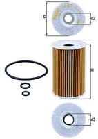 Mahle ÖLfilter U.A. FüR Audi, Gaz, Seat, Skoda, VW