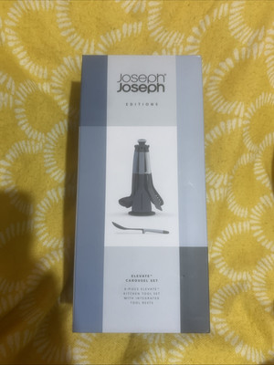 Joseph Joseph Elevate Küchenkarussell 6-teiliges Utensilienset mit Karussellständer.