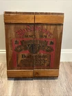Vintage Budweiser Beer Wood Wooden Shadow Box Crate Cabinet Anheuser Busch 15×18