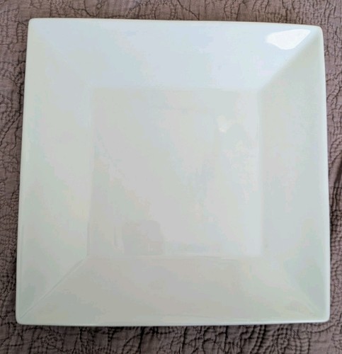 Food Network White Ceramic Square Dinner Plates 10.5” Set of 6 pc - Picture 13 of 14