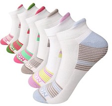 Compression Ankle Socks for Men  Women   Stretch Fit, Cushioned Support 
