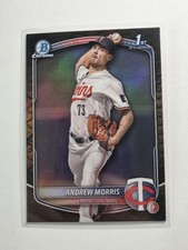 2025 Bowman Chrome 1st Reptilian Refractor Andrew Morris BCP-90