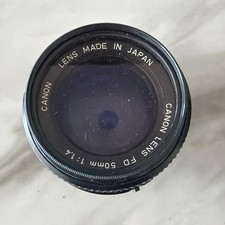 Canon 50mm f/1.4 Prime Lens for Canon FD Mount New FD SLR Film Camera