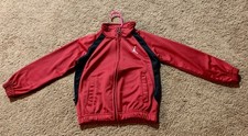 Nike Air JORDAN Full Zipper Track Jacket Red Black 3T