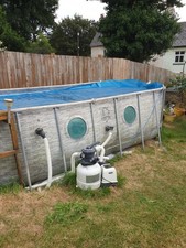 swimming pool c/w pump and heater