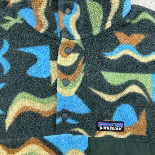 Vintage Patagonia Synchilla Snap T Printed Fleece Pullover Sweater Jacket Mens S by Patagonia, $90 - Photo 4