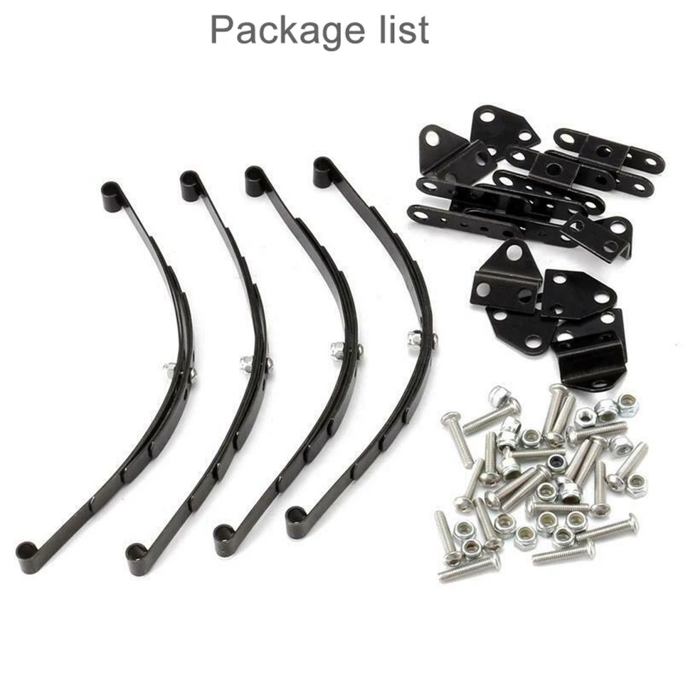 4* Metal Leaf Springs Damper Chassis For Tamiya For Axial SCX10 D90 1/10 RC Car - Image 4 of 4