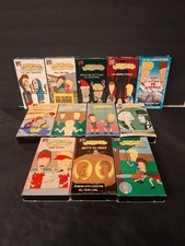 Lot of 12 Beavis and Butt-Head VHS Tapes MTV Cartoon Videos w/ Cases  #29