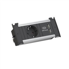 Bachmann Kapsa XS 0.2m 1 Internal AC Socket s Type F Black Silver 151 927.251