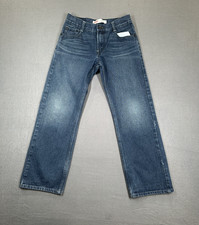 Levi's 505 Jeans Boys 14R Blue Denim Straight Fit 5-Pockets Whisker Y2K