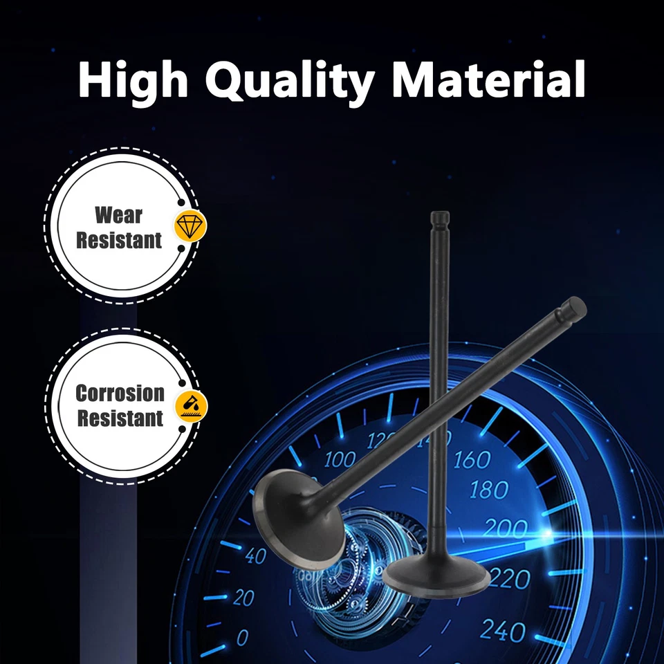 Válvulas de escape de admisión de motor para Subaru Outback 2001-2011 2,5 L SOHC EJ25E 16V Foto 2 de 4