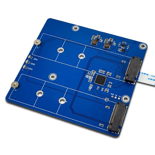 Expansion Board Module for 5 PCIE M.2 Dual SSD Expansion Board NVME9214 - Afbeelding 6 van 10