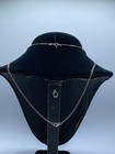Sterling Silver Assorted Chain Necklaces & Earring Jewelry Bundle 3pcs 15.6g — photo 5