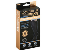 Copper Fit Energy Compression Socks Large and XL, Men and Women NEW WITH BOX.