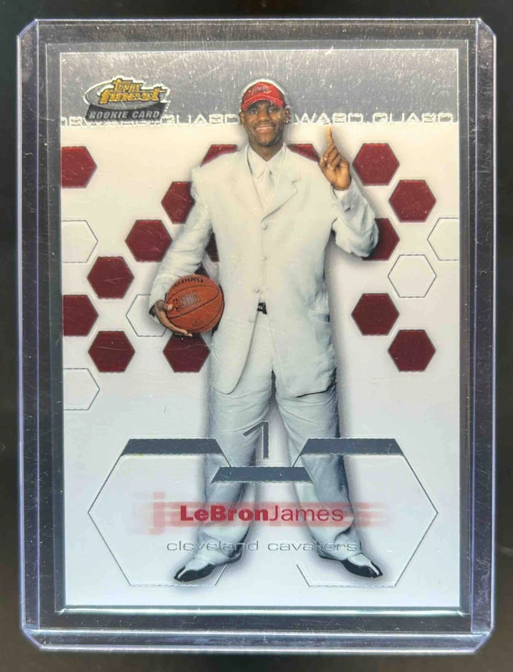 激レア Topps Finest Lebron James RC ルーキー　貴重 Lebron James 2024-25 Topps Finest Finishers Blue X-Fractor