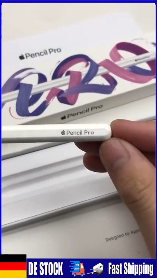 Apple Pencil Pro for M2 iPad Air and M4 iPad Pro MX2D3AM/A Weißer Neu in Box DE