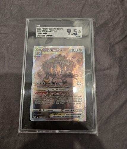 Regigigas VSTAR GG55/GG70 SWSH: Crown Zenith: Galarian Gallery Holo SGC 9.5
