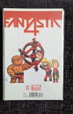 Fantastic Four 4 1 Scottie Skottie Young Variant 2014 Marvel 