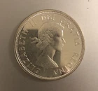 1964 Canada Canadian Silver Dollar Charlottetown Brilliant Uncirculated .60 oz.