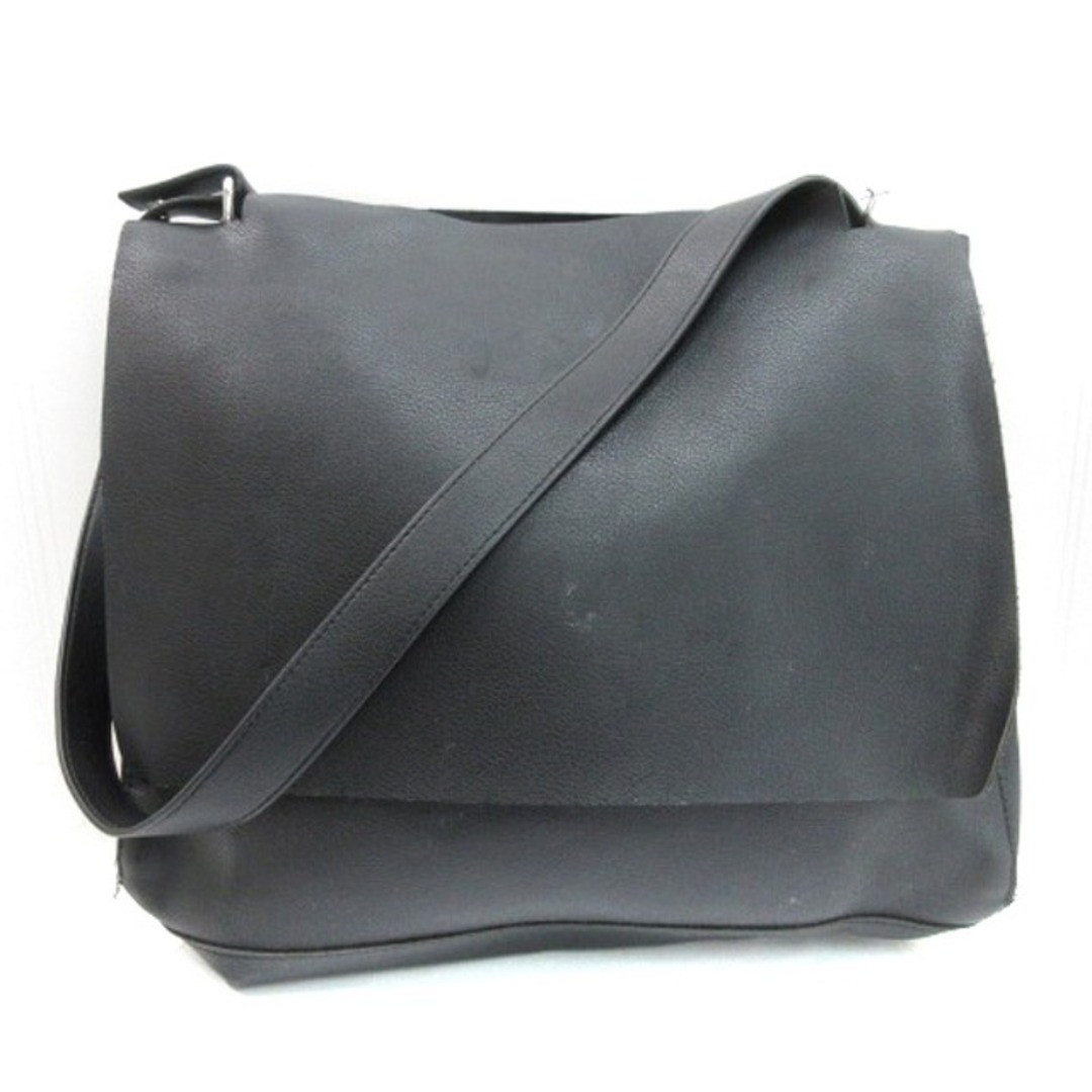 KBF Urban Research 2 Way Faux Leather Shoulder Bag Black KBF Urban Research 2 Way Faux Leather Shoulder Bag Black