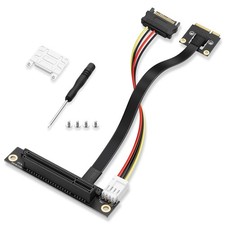 Mini PCIE Wireless Network Card to PCIe X8 Extender Cable Mini-Pcie Male to P...