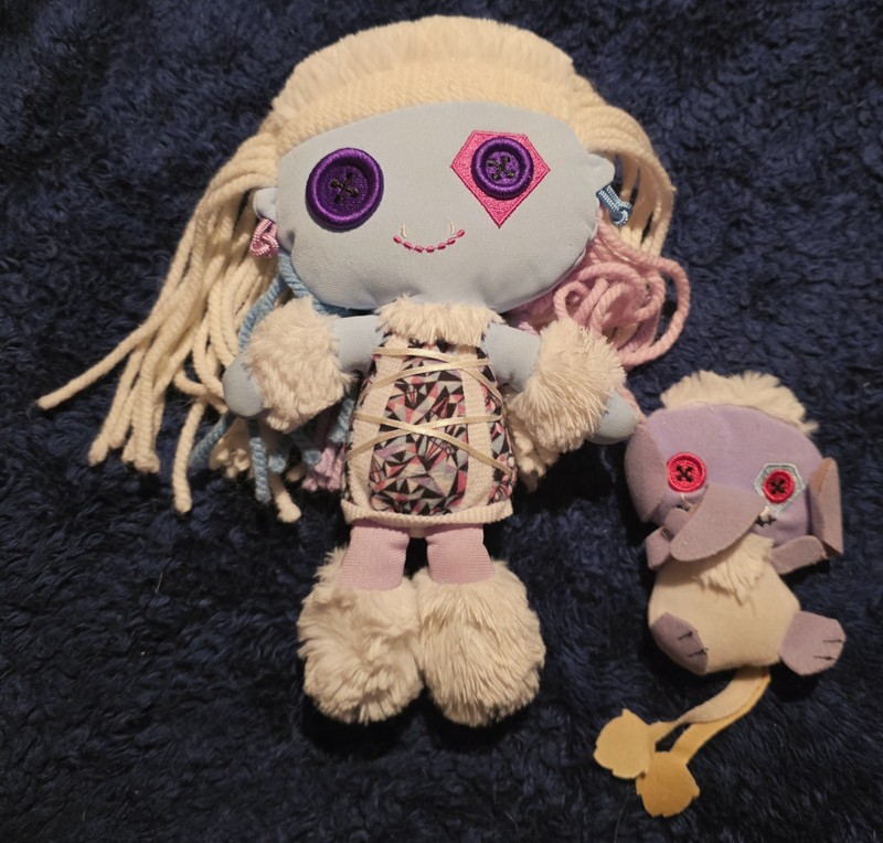Monster High Abbey Bominable & Shiver Rag Doll 2010 Plush 
