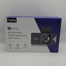 HUGOLOG S7 DASH CAM 4k ULTRA CLEAR WITH MOBILE APP CONTROL GPS HISTORY ETC..