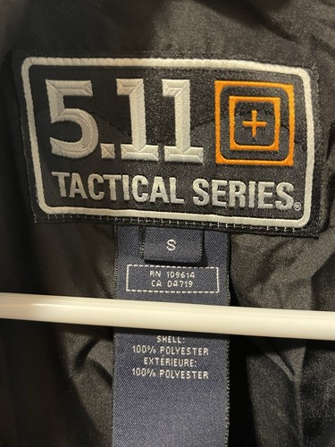 511 Tactical Windbreaker Mens Size Small Jacket Black Fill Zip Utility DOSA - Picture 3 of 5