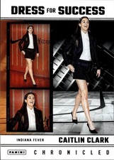 2025 Panini Chronicled Dressed for Success Caitlin Clark Card #64