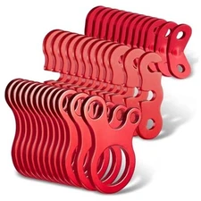 36 Pieces Tent Rope Tensioner - 3 Types Alloy Guyline Tensioner Camping Tent 