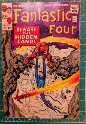 Fantastic Four #47 1966 Jack Kirby 1st App Maximus 2nd Balck Bolt VG/FN 5.0ish