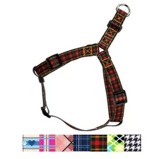 Country Brook Petz® Step-In Dog Harness - Plaids and Argyle Collection