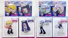 Panty & Stocking Acrylic Stand Tin Badge Set of 8 Family Mart Limited Japan NEW
