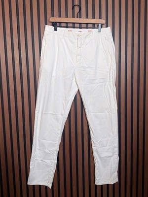 Zanella Dress Pants 34 x 30 Men s Flat Front Chino Trousers 100% Cotton