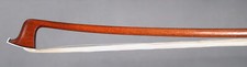 A very fine French certified violin bow by J.A. Lamy Pere, 1885, Nice