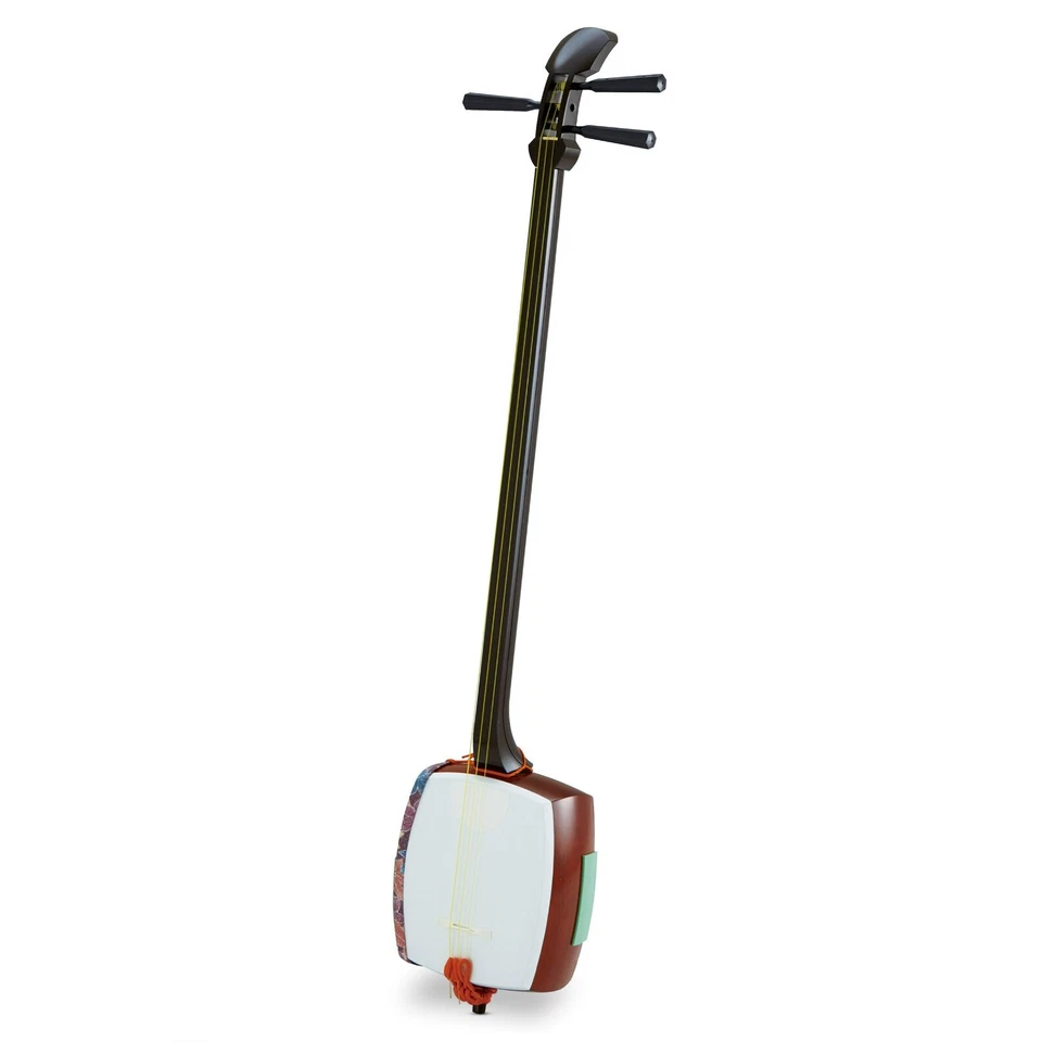 Suzuki Kaede MS-8 Shamisen Set Hosozao Standard Japanese Musical Instruments - Image 2 of 2