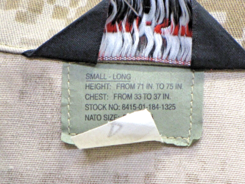 USMC DESERT DIGITAL MARPAT- TRUESPEC- BLOUSE- SMALL LONG NEW - Picture 4 of 5