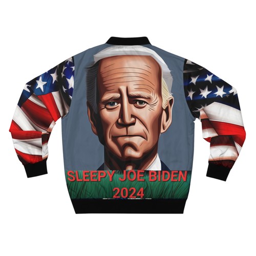 Trump vs Biden Men's Bomber Jacket (AOP) - Picture 3 of 37