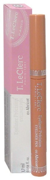 Eyeliner T. Leclerc Couleur Abricot - Édition Limitée, Longue Tenue, 1,7 Ml, Neuf, Made In France