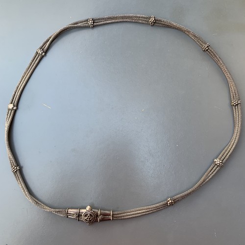 Cinturón tribal vintage de plata de ley. Cinturón de plata tribal de India Rajasthan. - Imagen 2 de 7