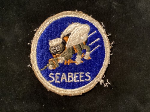 WW2 SEABEES PATCH IN EXCELLENT CONDITION