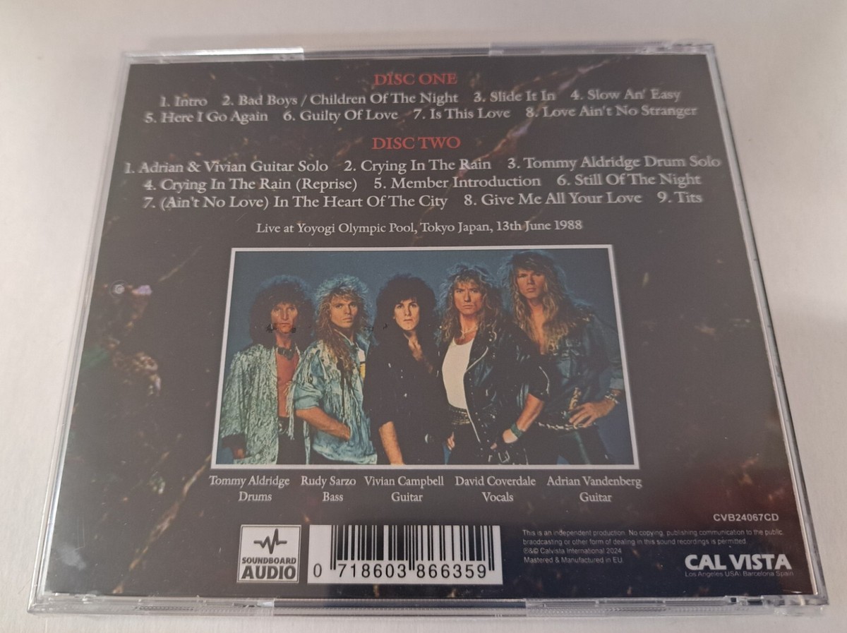 【レアCDS】CAN I GET IT? / J-LIVE Jライヴ Whitesnake Live In Tokyo 1988 New 2 CD Rock | eBay