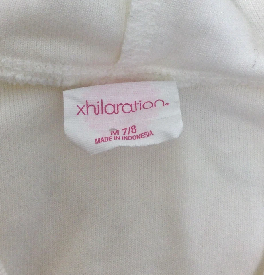 Vestido Xhilaration Blanco Verano Natación Encubrimiento Niñas Talla M 7/8 Foto 4 de 4