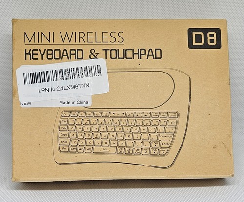 D8 Wireless Mini Keyboard With Touchpad - Integrated Colorful LED Backlight - Picture 8 of 8