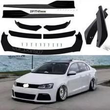 Front Bumper Rear Lip Spoiler Splitter Body Kitside Skirt For Vw Jetta Mk6 Front Bumper Rear Lip Spoiler Splitter Body Kitside Skirt For Vw Jetta Mk6