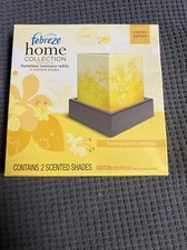 FEBREZE  FLAMELESS  LUMINARY SHADE REFILLS HONEYSUCKLE ORCHID PACKAGE OF 2 NEW